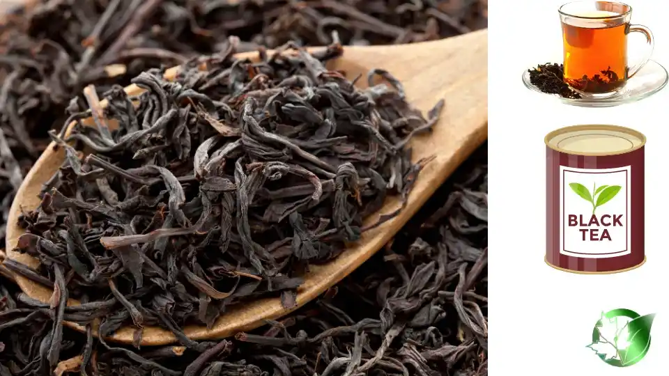 Commercial presentation of Black Tea for wholesale product evaluation and buyer review.
